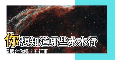 水木行業|【水 木 行業】你想知道哪些水木行業適合你嗎？五行事業屬性大。